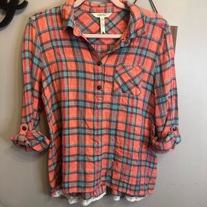 Matilda Jane Vibrant Plaid Shirt